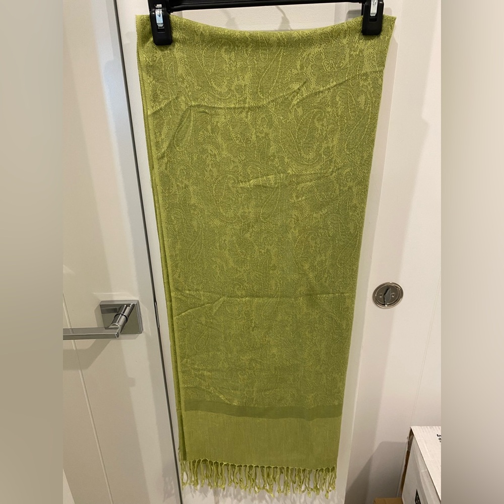 Pashmina Green Scarf